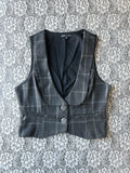 Vintage 00's Plaid Vest