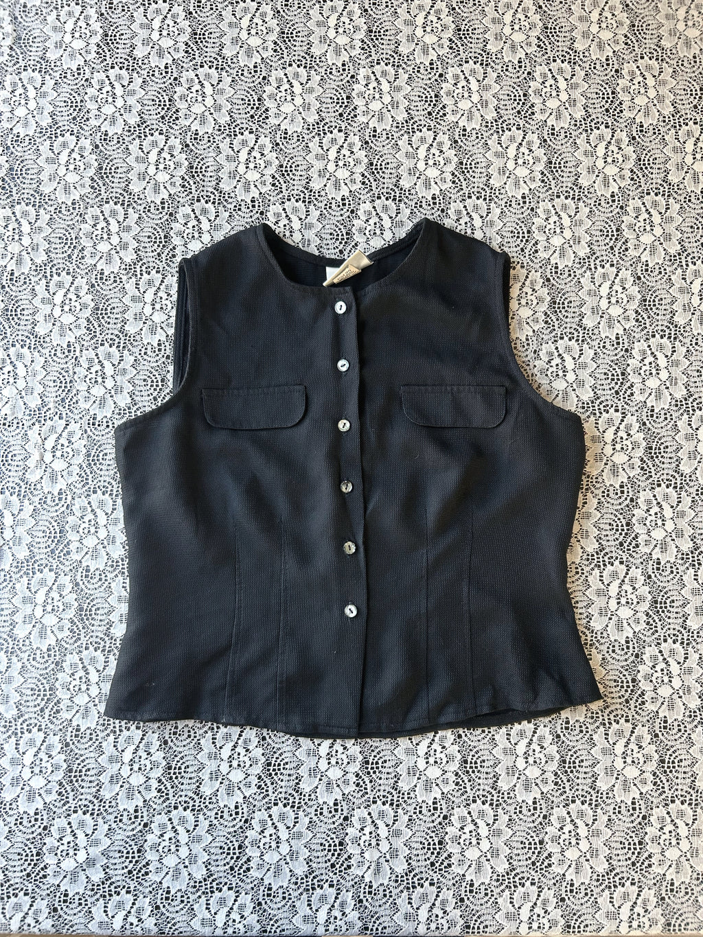 Vintage Late 90's Buttoned Vest Top