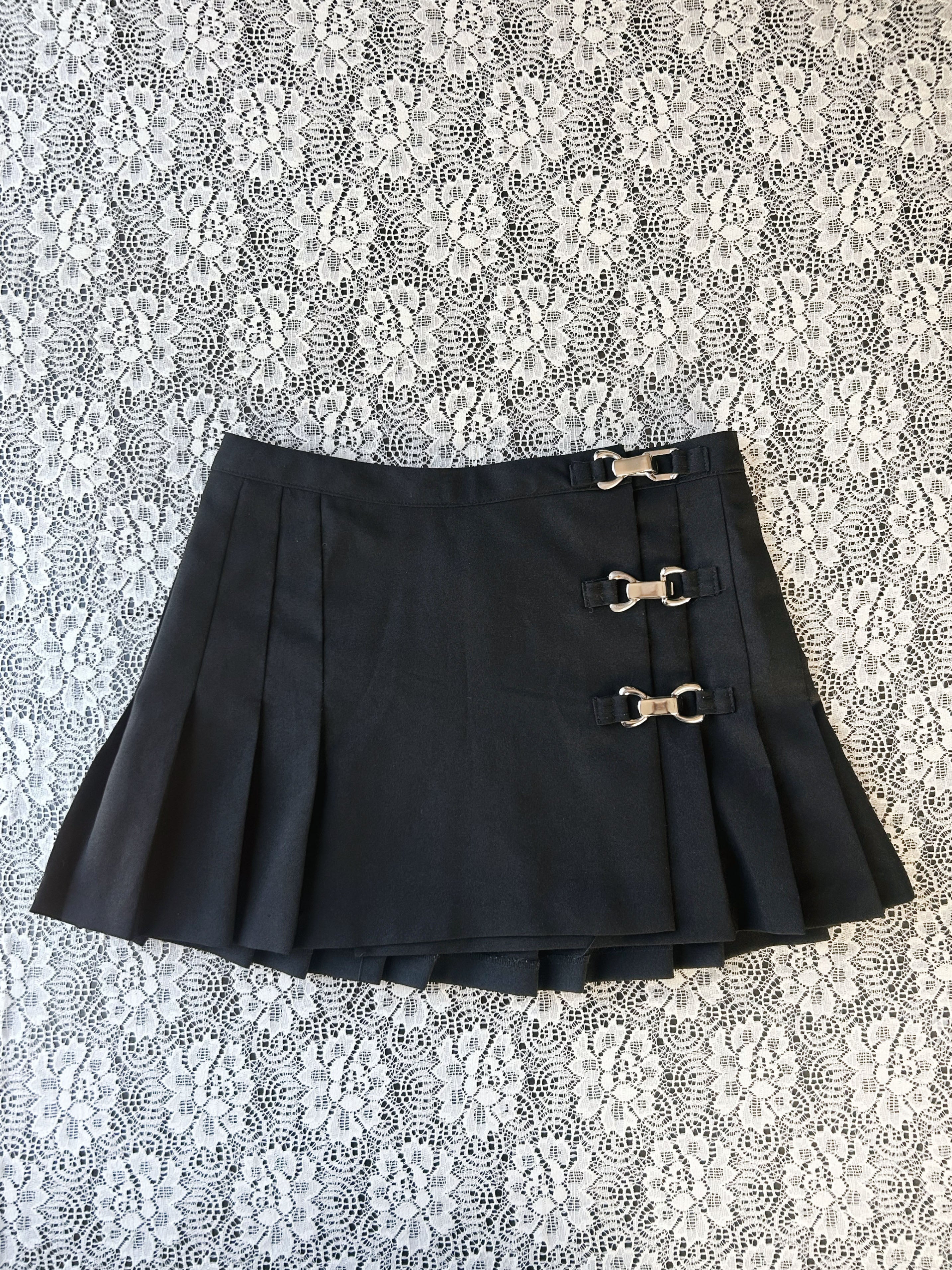 Vintage 00's Pleaded Mini Skirt