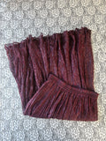 Vintage 90's Burgundy Lace Maxi Skirt
