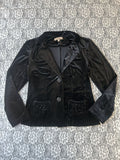 Y2K Velvet Black Blazer