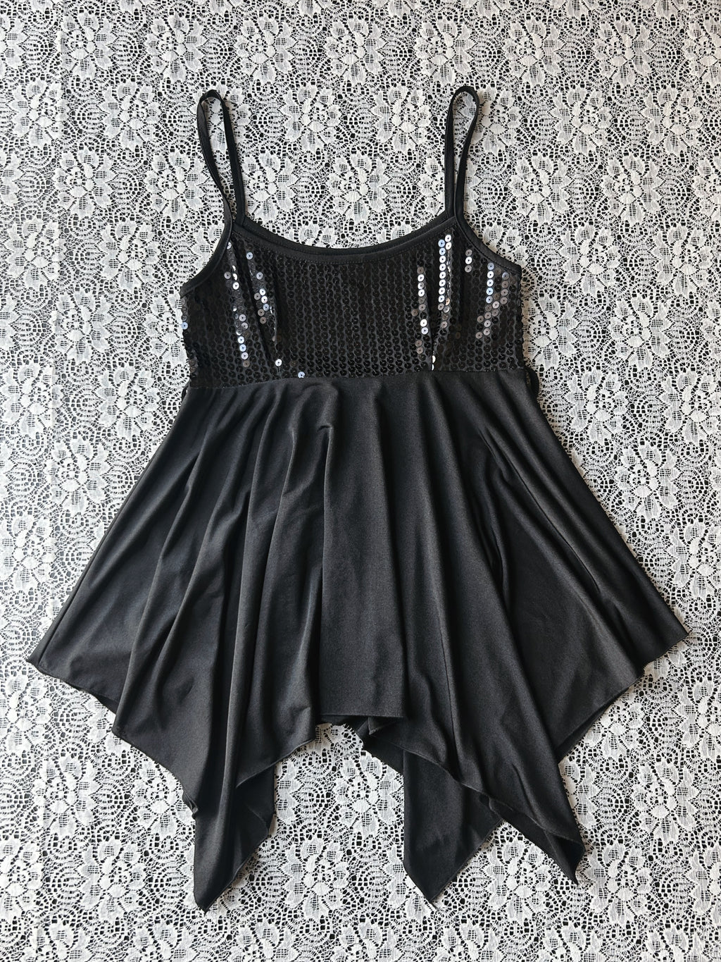 Y2K (2005) Fairy Sequin Spaghetti Straps Top