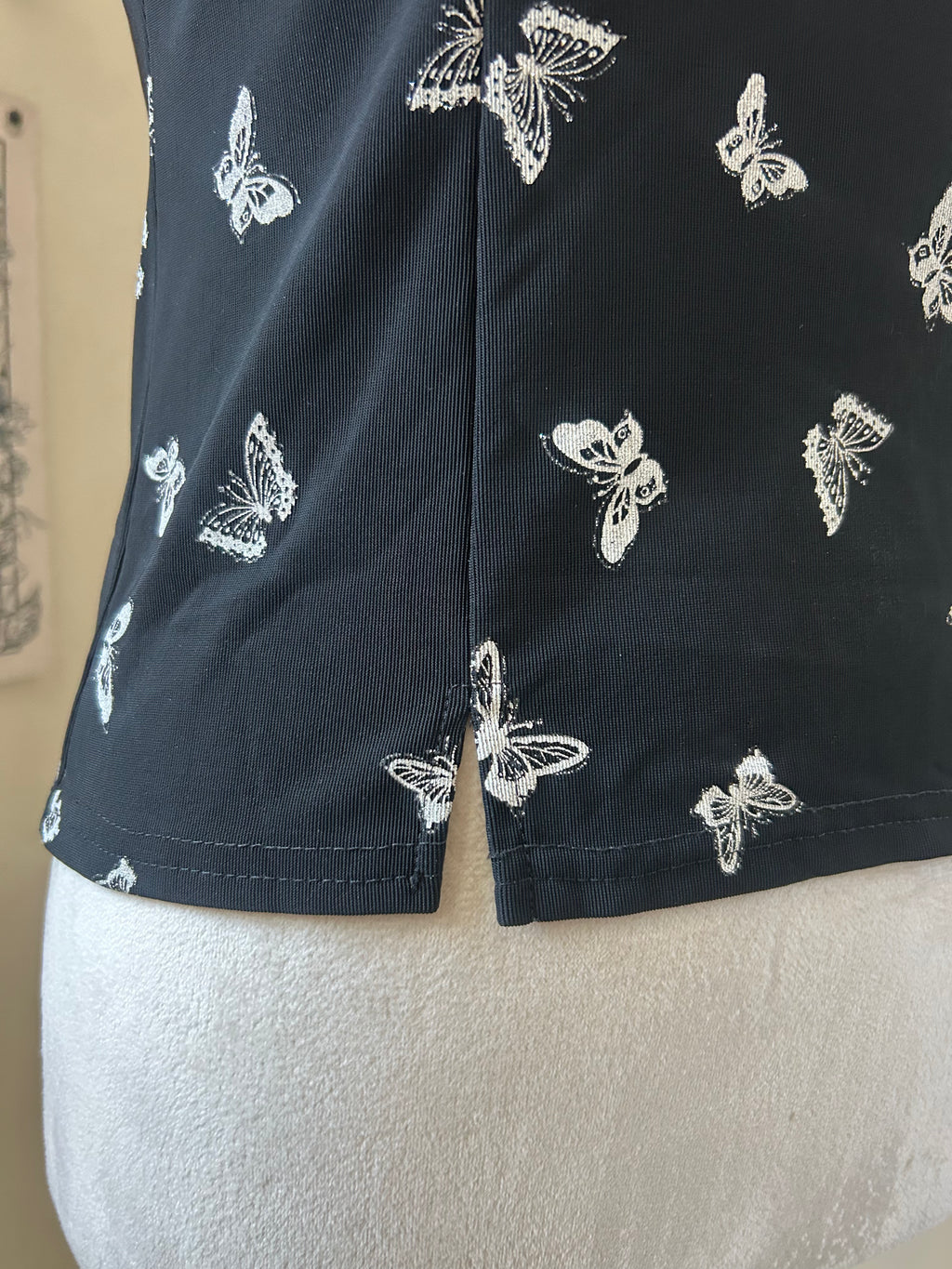 (S/M) Vintage 90's-00's Fairy Butterfly Print Tank Top