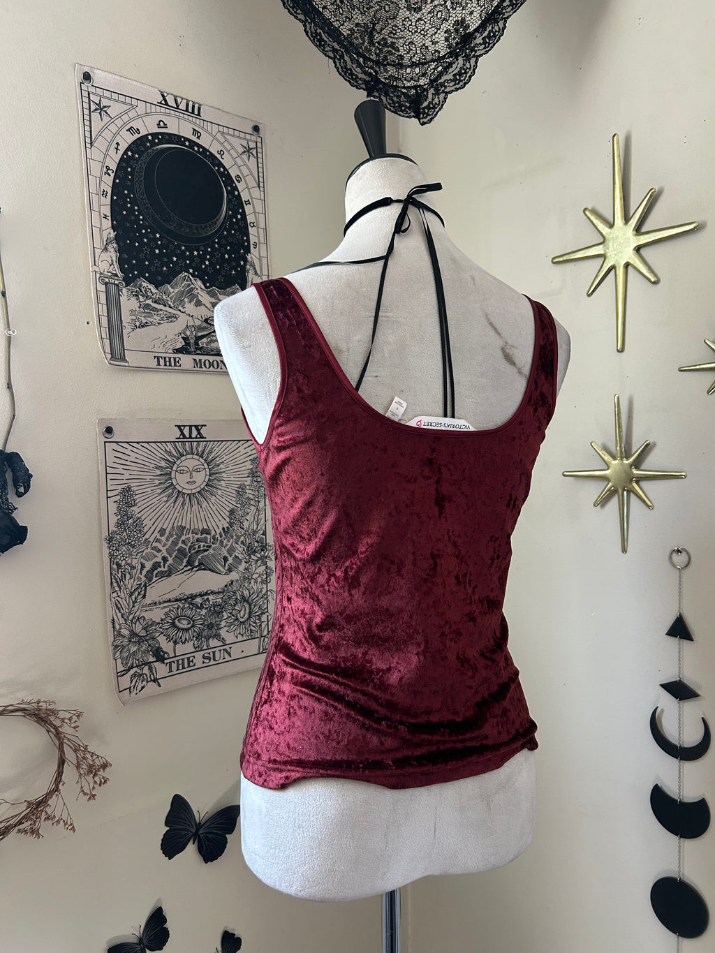 (S) Vintage 1997 Burnt Orage/Red Velvet Tank