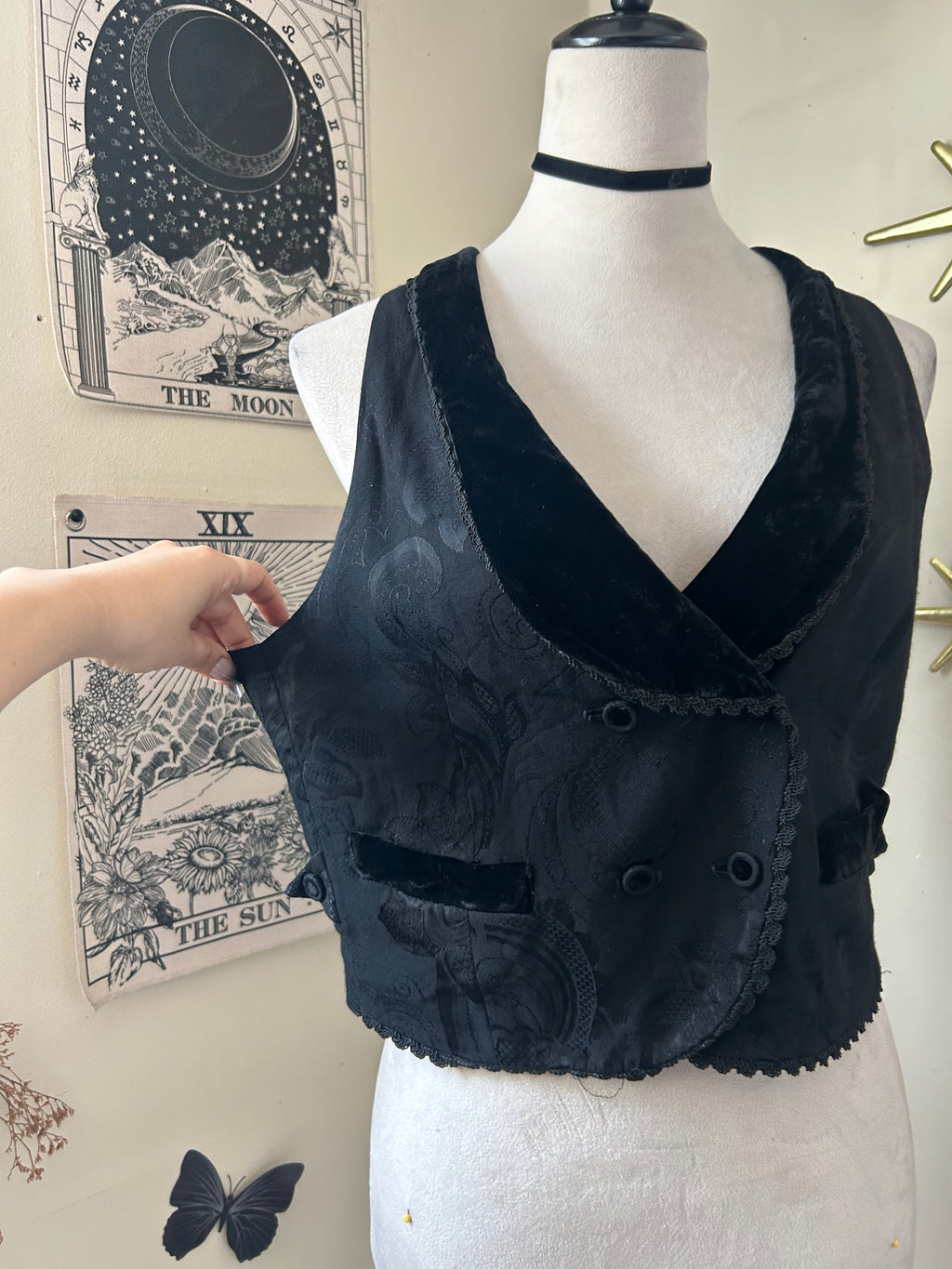 (M) Vintage 90's-00's Crop Vest