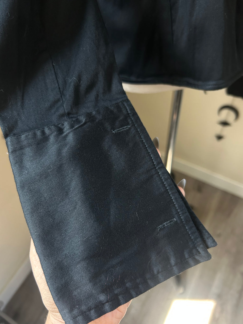 (M) Y2K Wrap V-neck Long Sleeve Blouse