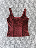 (S) Vintage 1997 Burnt Orage/Red Velvet Tank