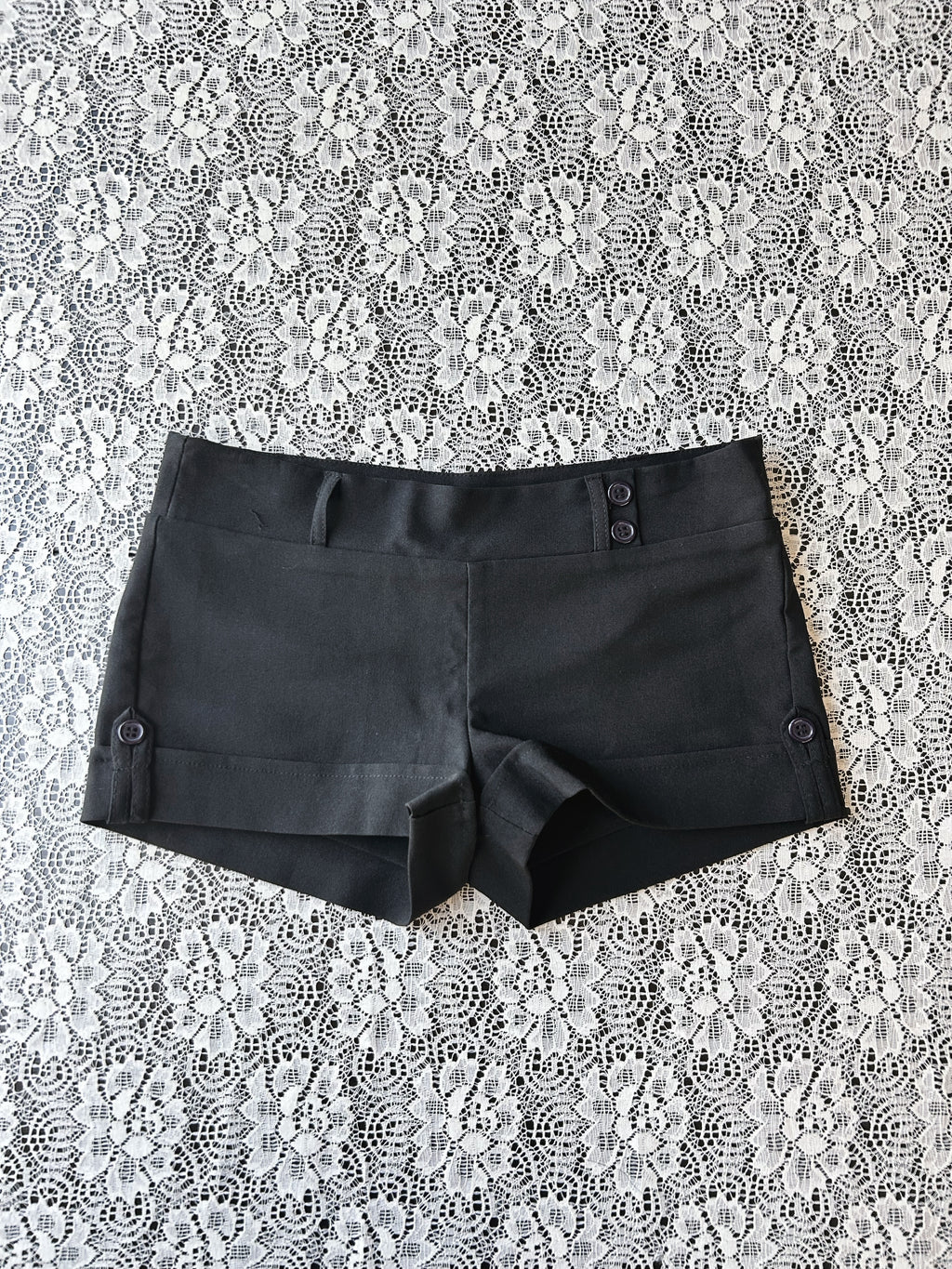 (XS) Vintage 00's Low Rise Micro Shorts