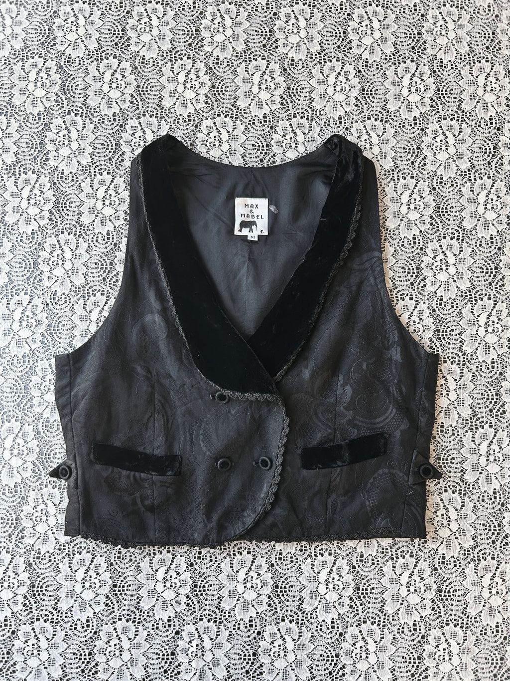 (M) Vintage 90's-00's Crop Vest