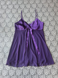 (L) Vintage 2002 Purple Baby Doll Top/Dress