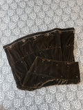 (M) Y2K Deadstock Fairy Brown Tiered Midi Skirt