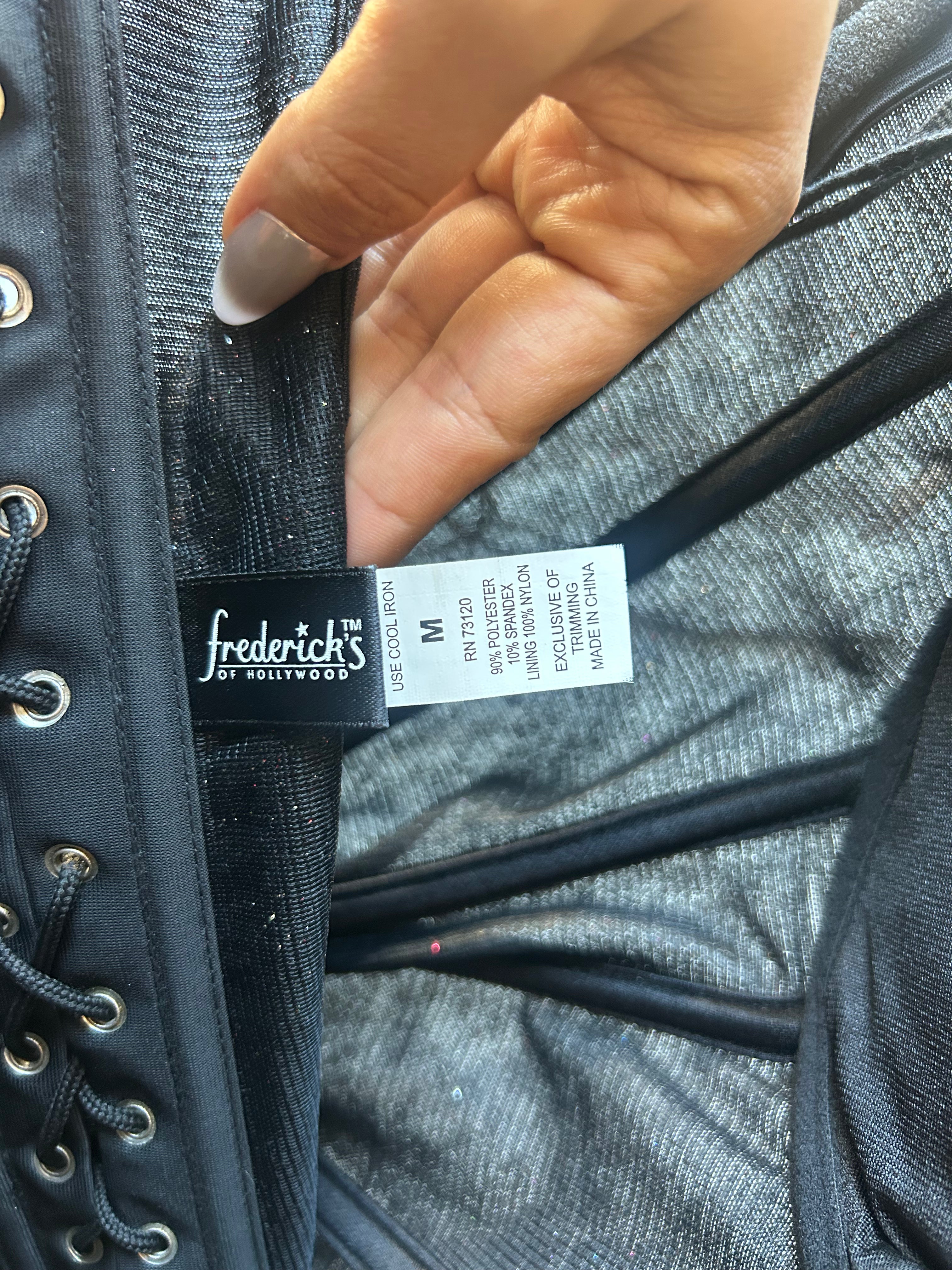 (M) Fredericks's of Hollywood Sparkly Corset
