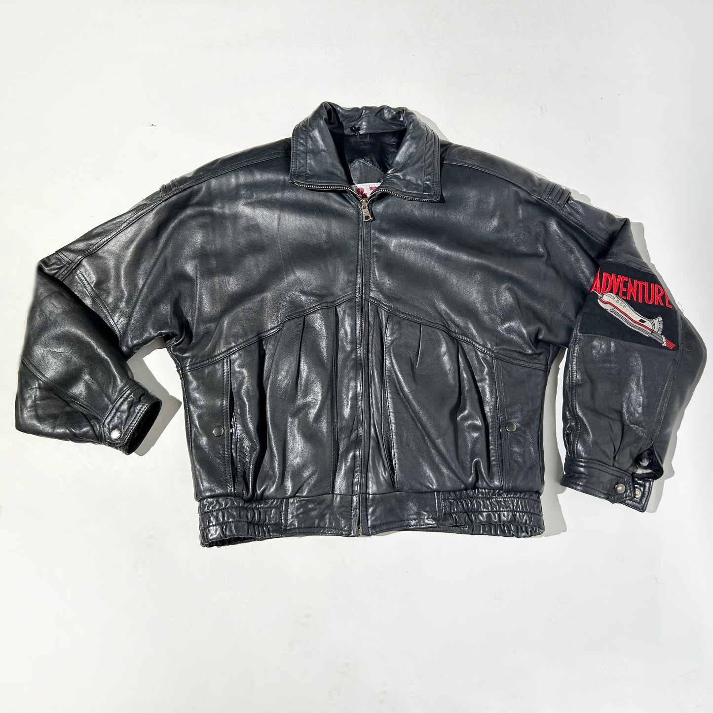 80s-90s (M) MEN's LEATHER JACKET
