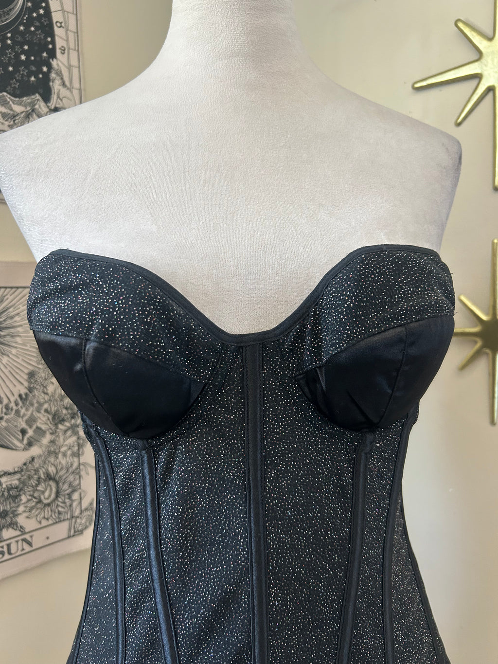(M) Fredericks's of Hollywood Sparkly Corset