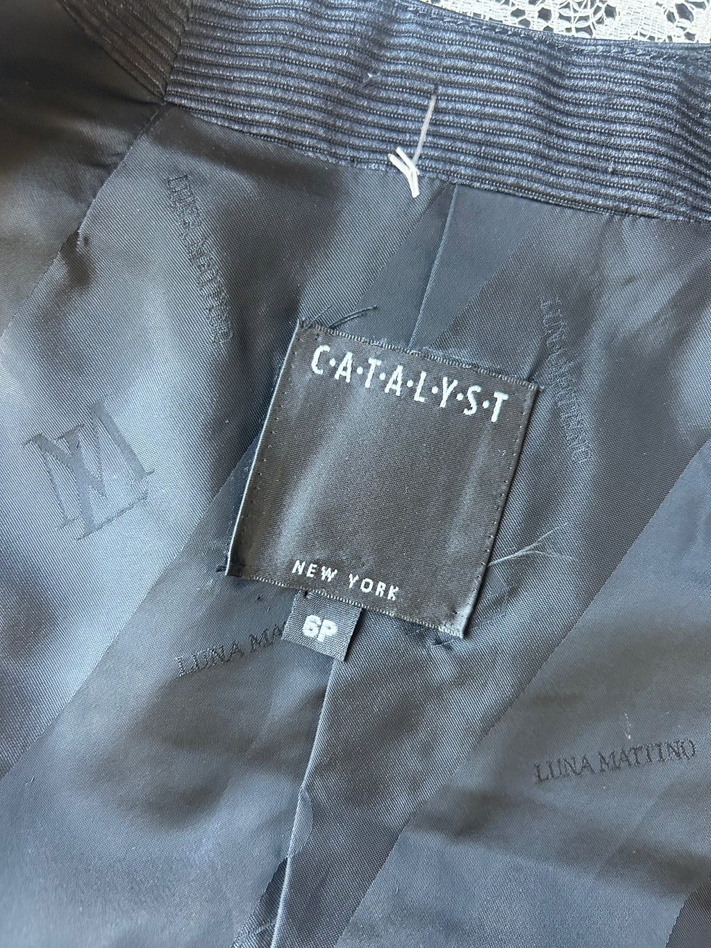 (S/M) Catalyst Black Bustier Vest