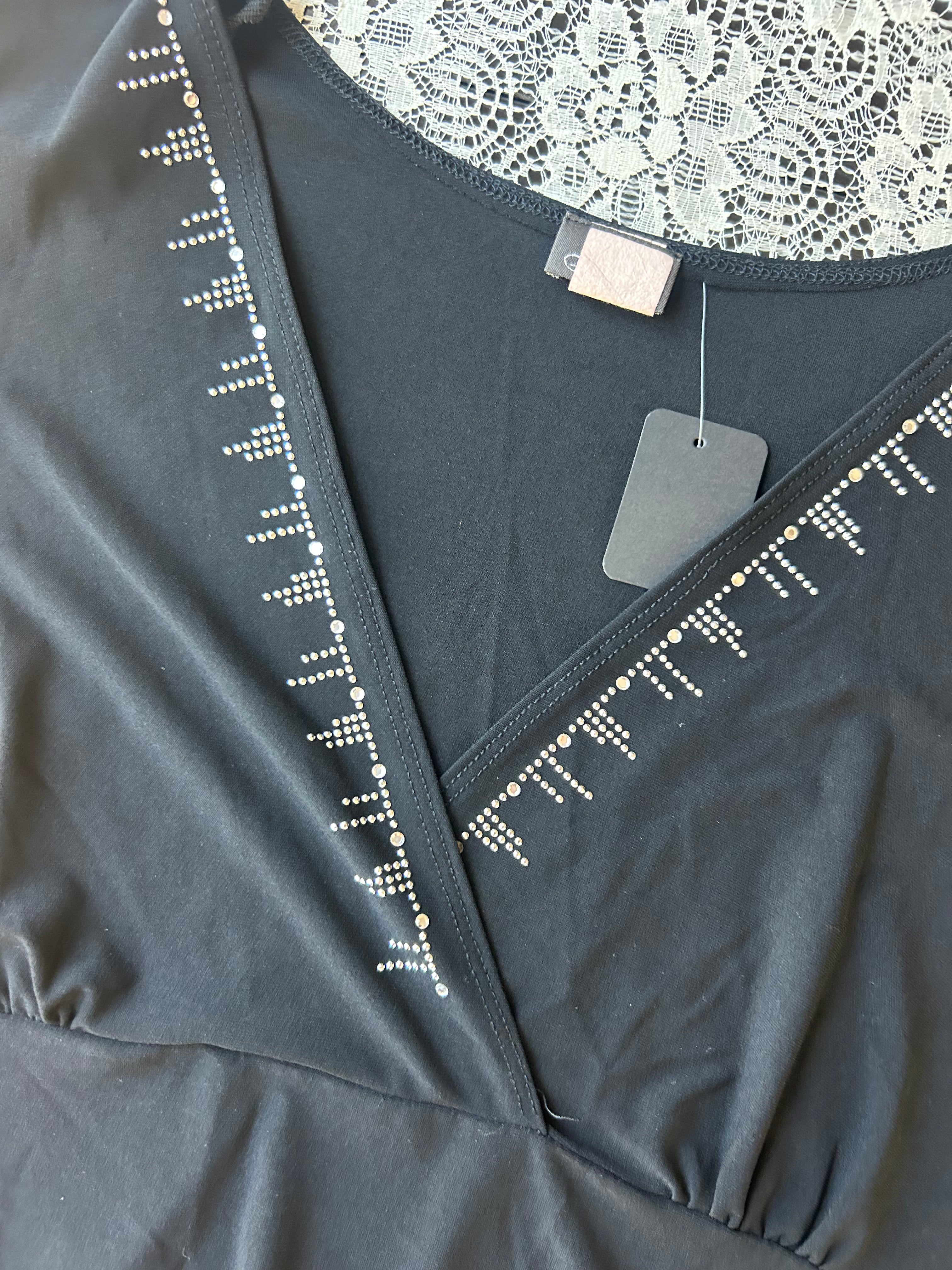 (2X) Vintage 90's/00's V-Neck Blouse