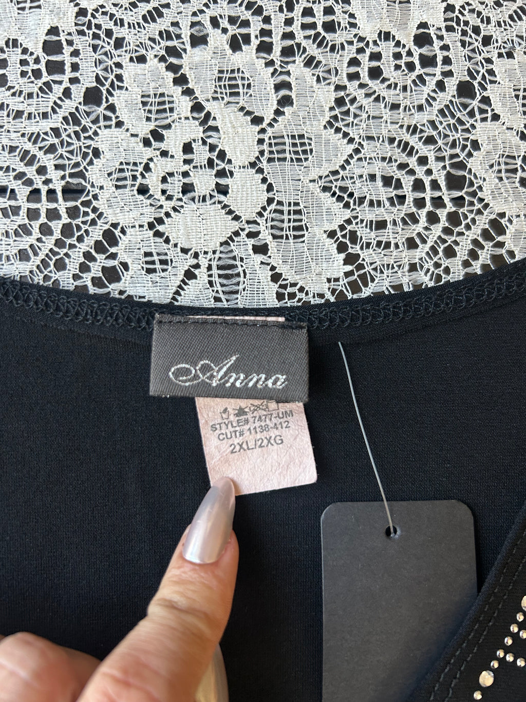 (2X) Vintage 90's/00's V-Neck Blouse