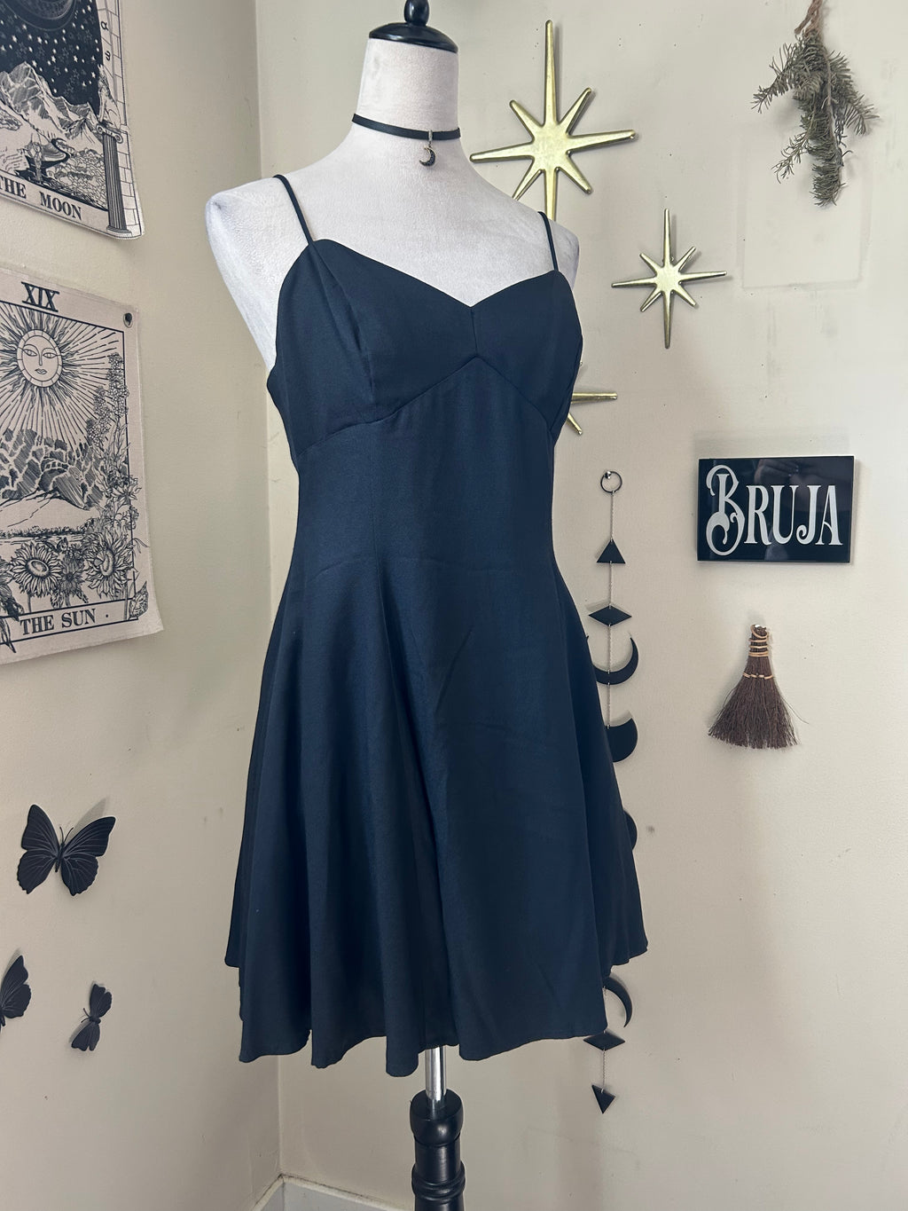 (M/L) Vintage 90's-00's Mini Dress w/ Tulle Underskirt