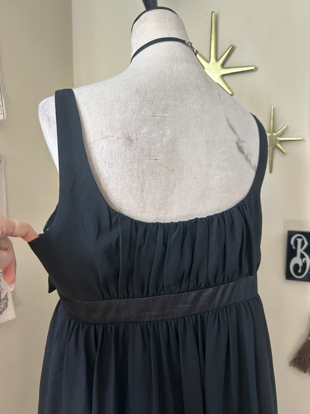 (L/XL) Vintage 00's Midi Party Dress