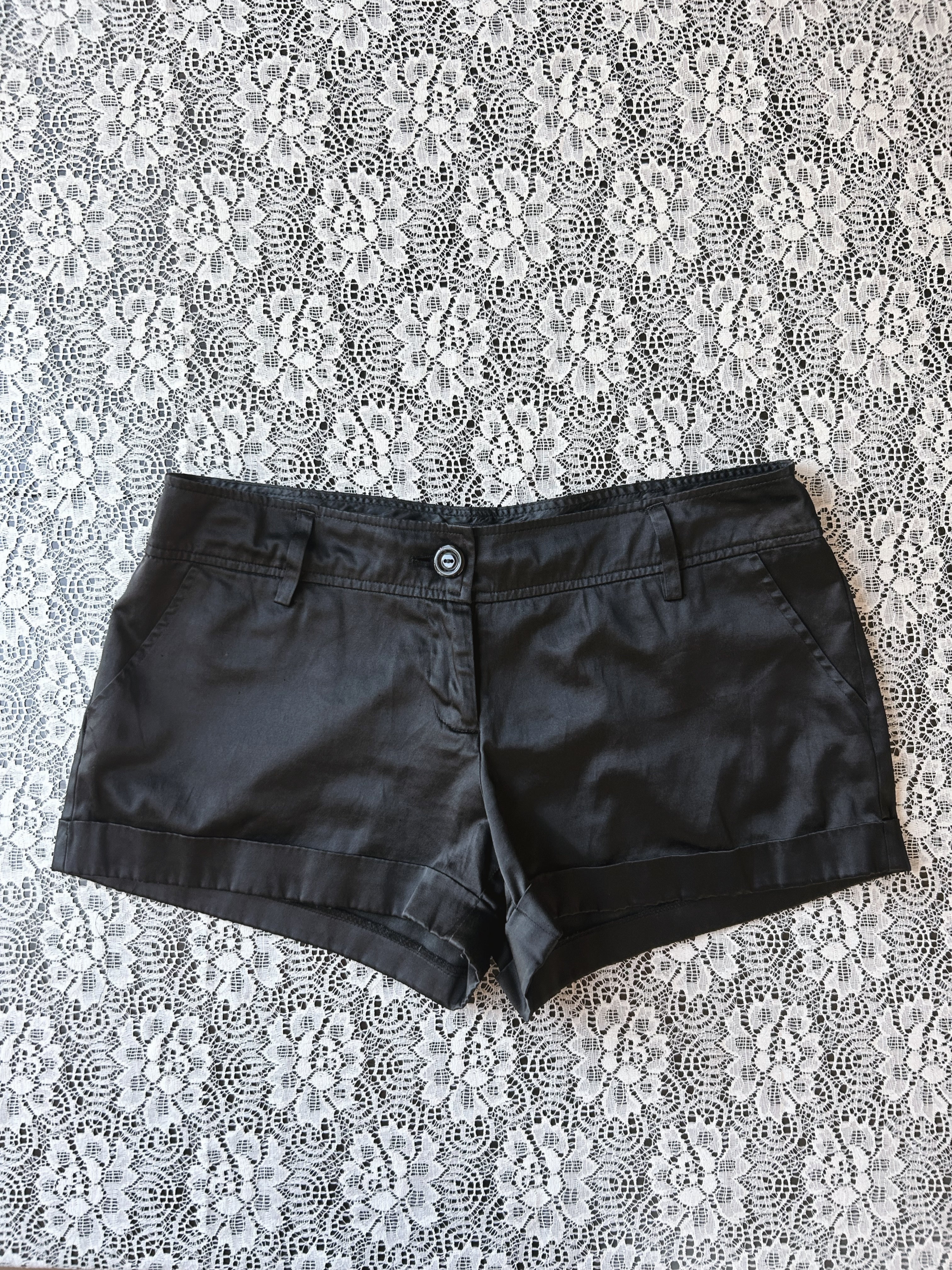 (M) Y2K Low Rise Satin Shorts