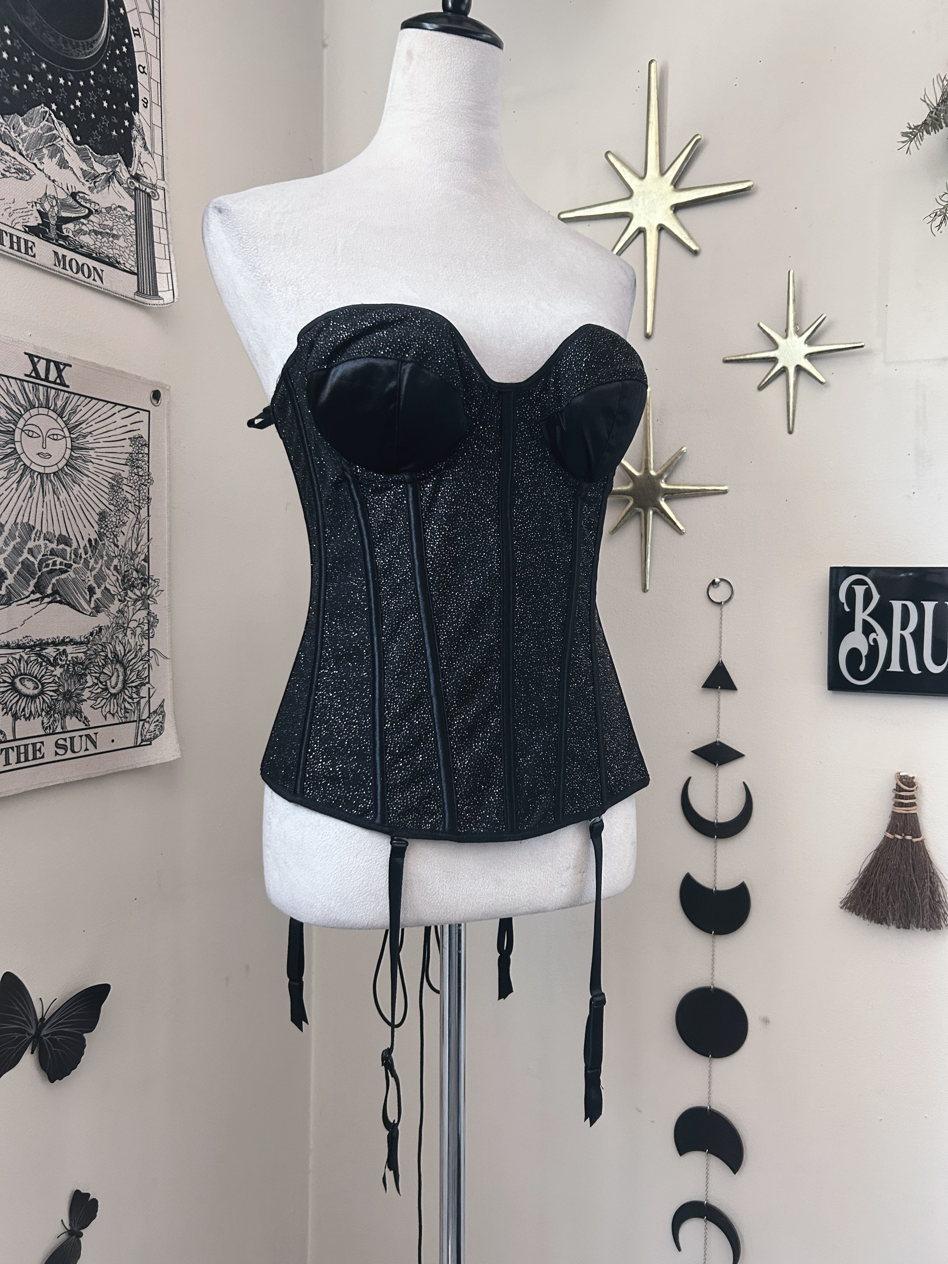 (M) Fredericks's of Hollywood Sparkly Corset