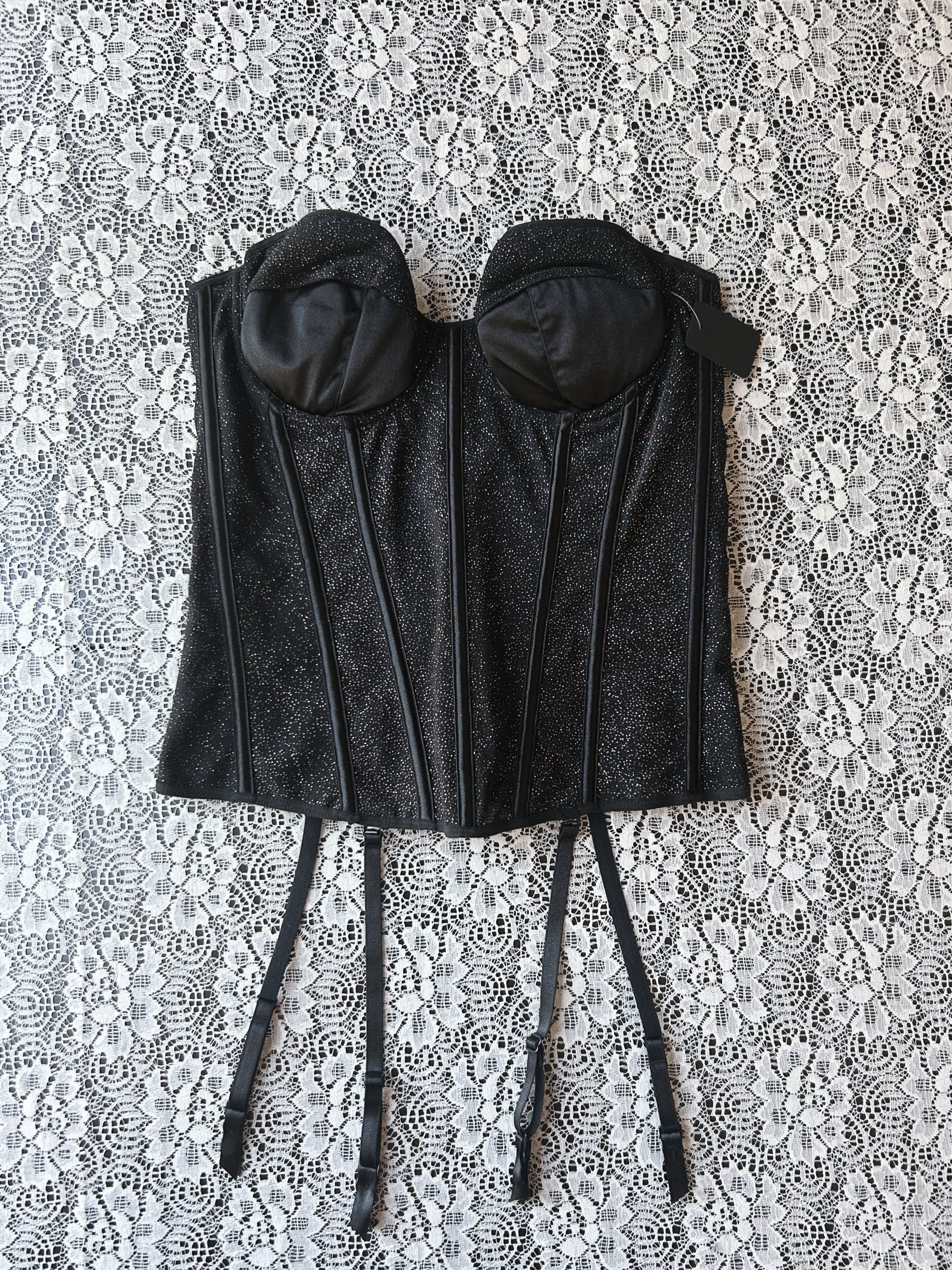 (M) Fredericks's of Hollywood Sparkly Corset