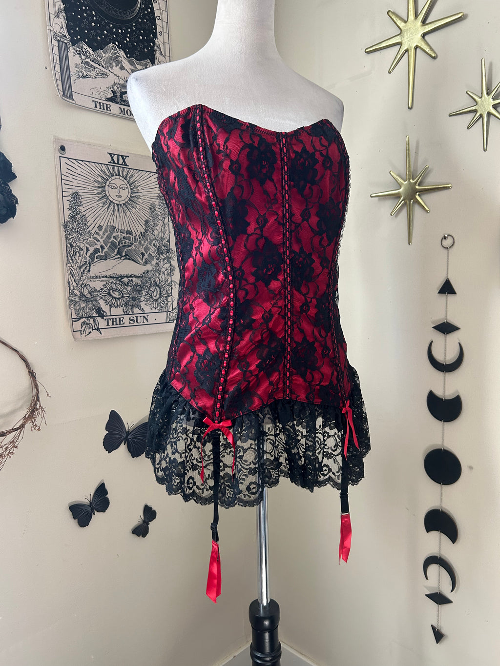 (XXL) Vintage 00's Shirley of Hollywood Lace Cirset