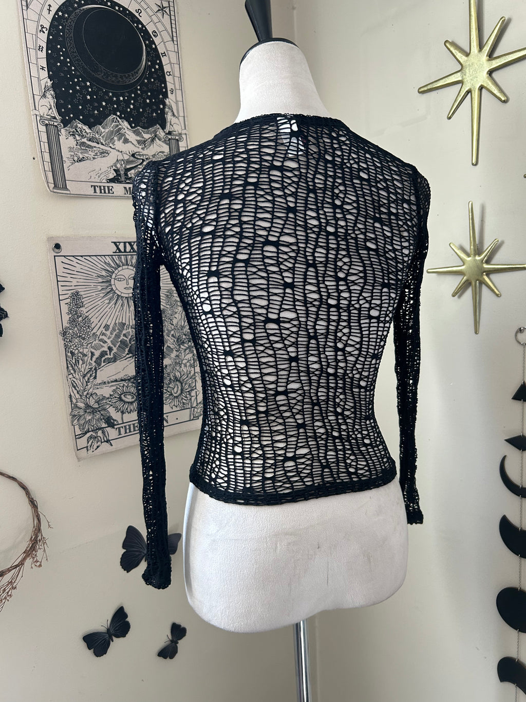 (S) Vintage 00's Fishnet Top