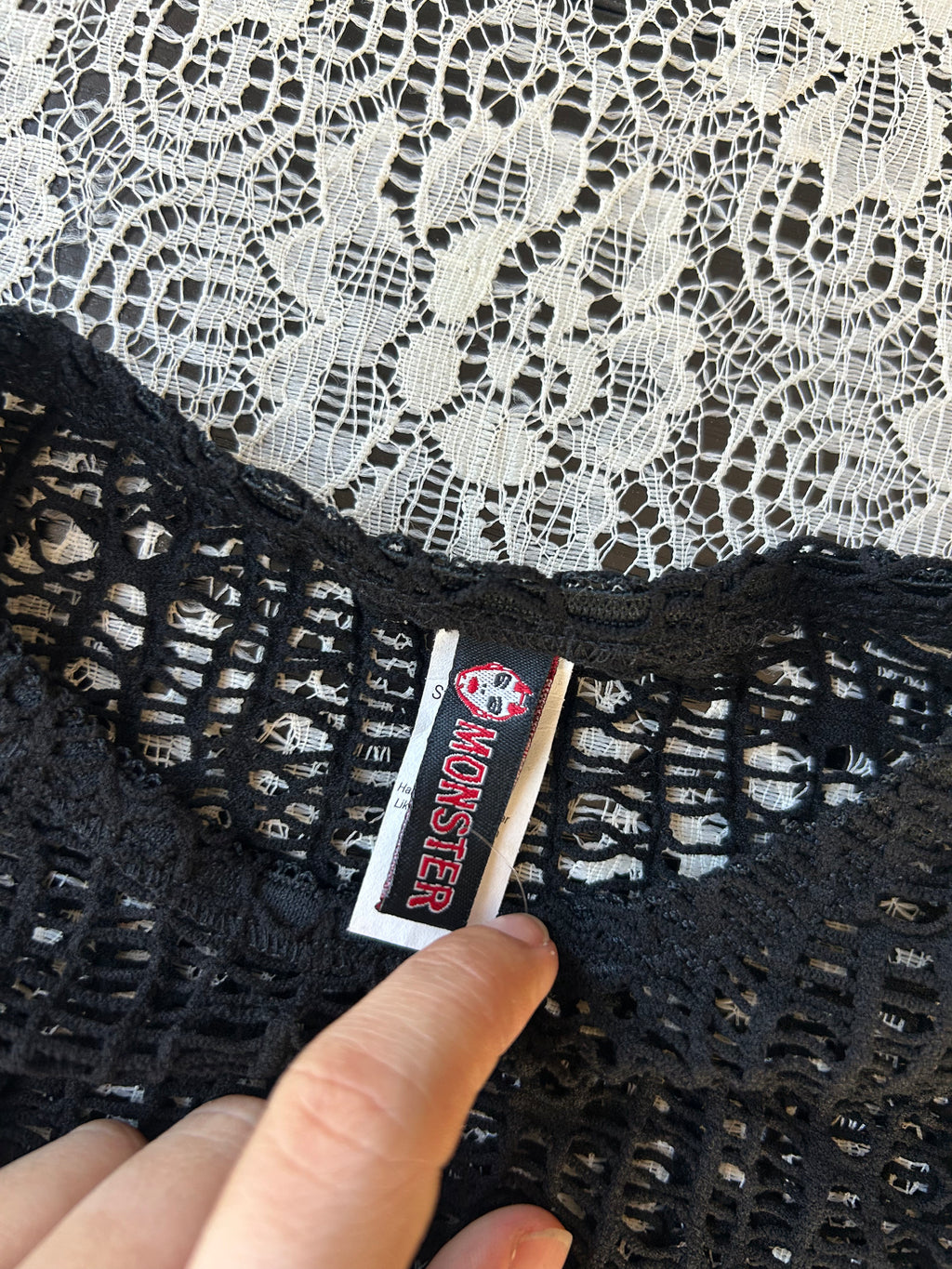 (S) Vintage 00's Fishnet Top