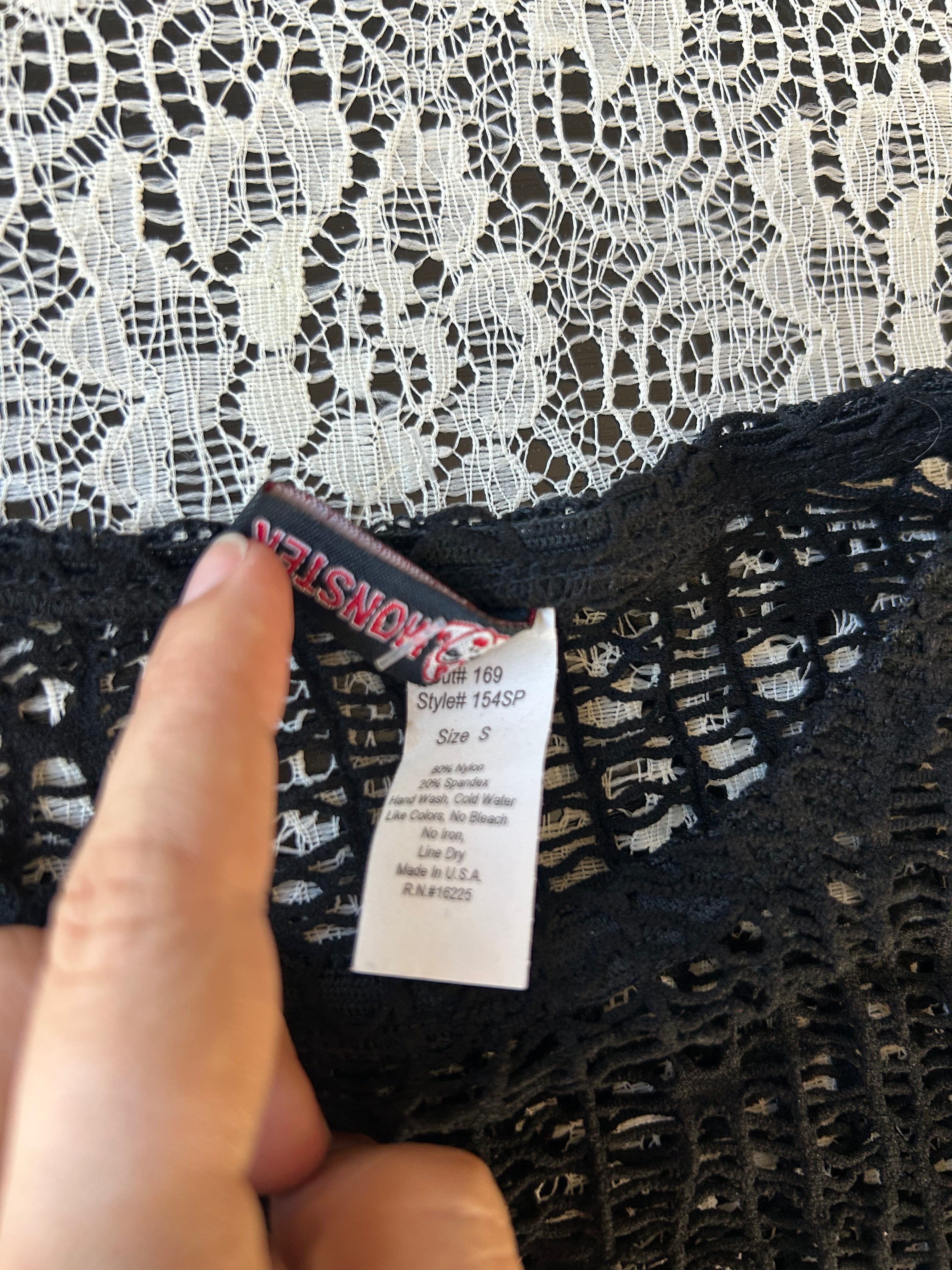 (S) Vintage 00's Fishnet Top