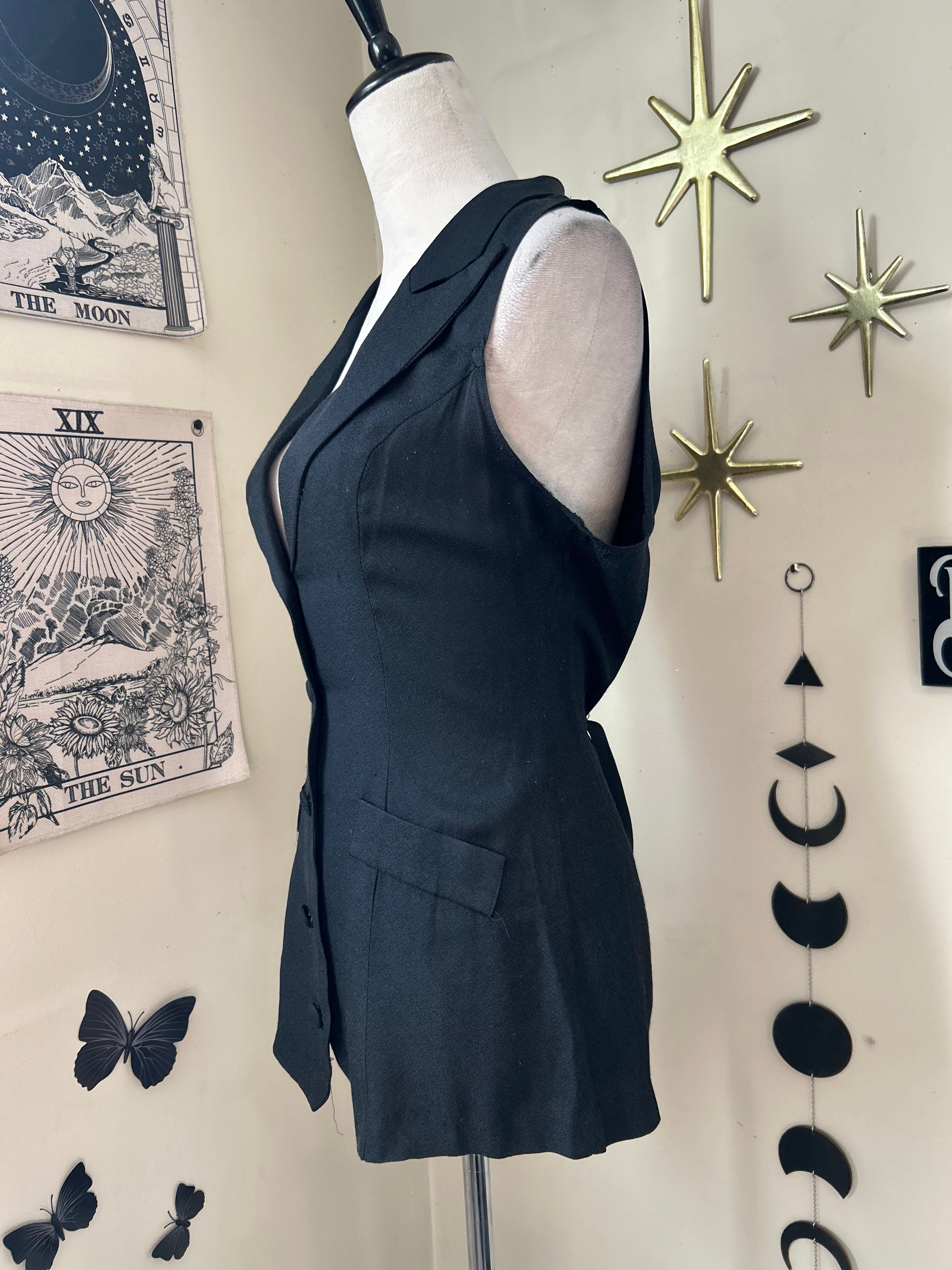 (M) Vintage 90's Long Button Vest
