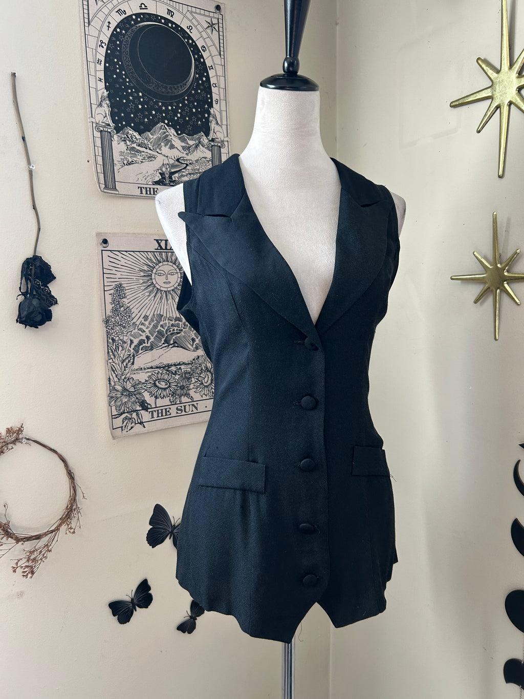 (M) Vintage 90's Long Button Vest