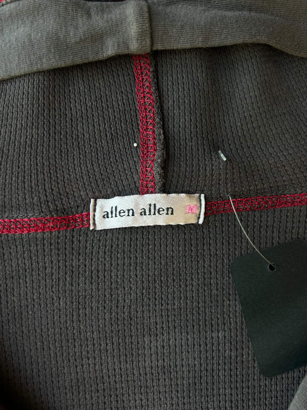 (M) Vintage 00's Hooded Long Sleeve Blouse