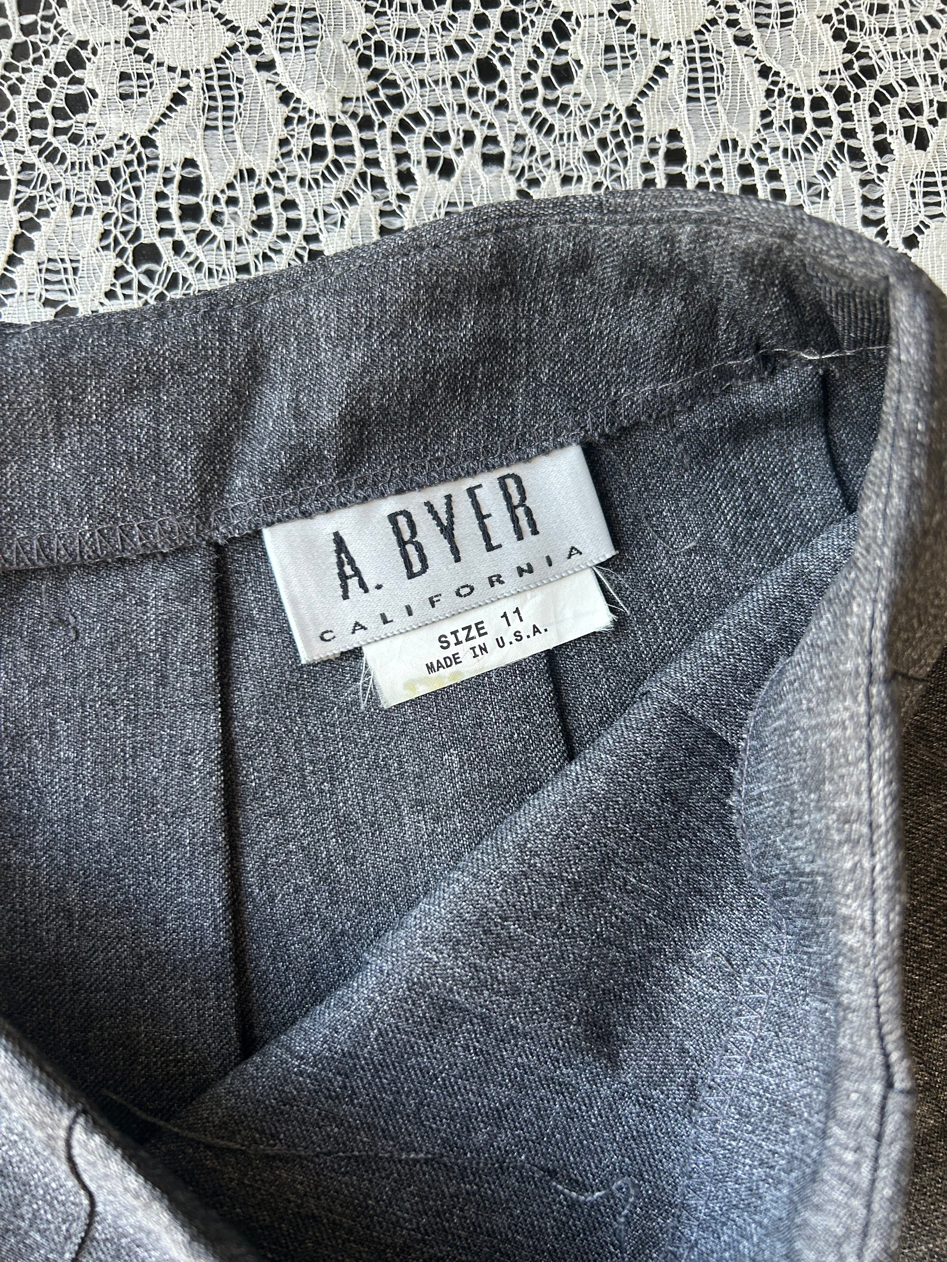 (M/L) Y2K Gray Pleated Mini Skirt