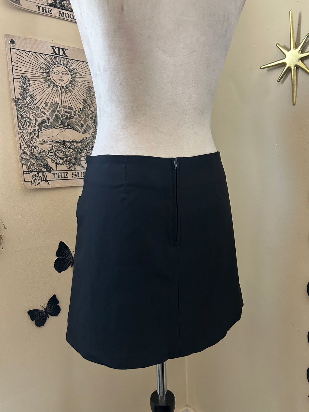 (L) Vintage 00's Pleated Mini Skirt