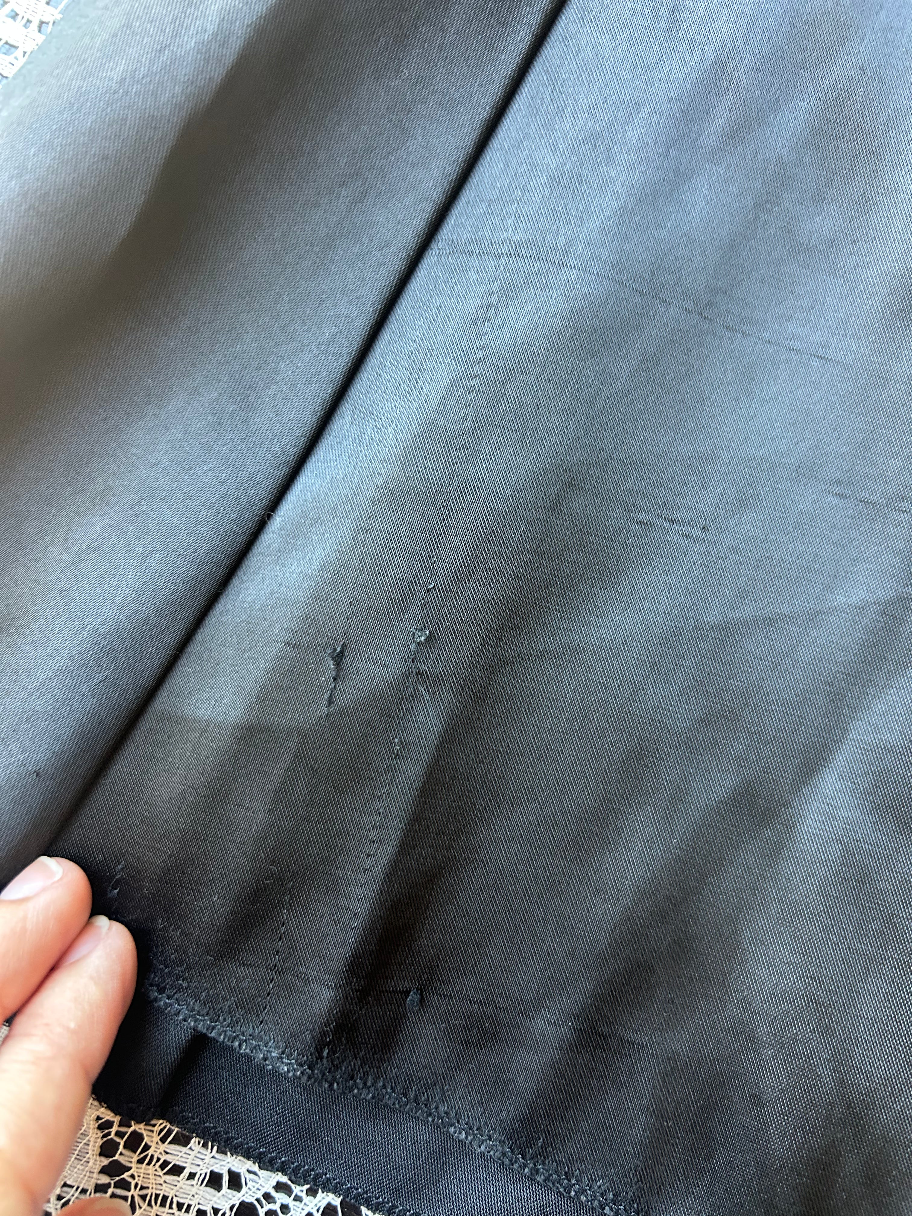 (XL) Y2K Satin A-Line Midi Skirt