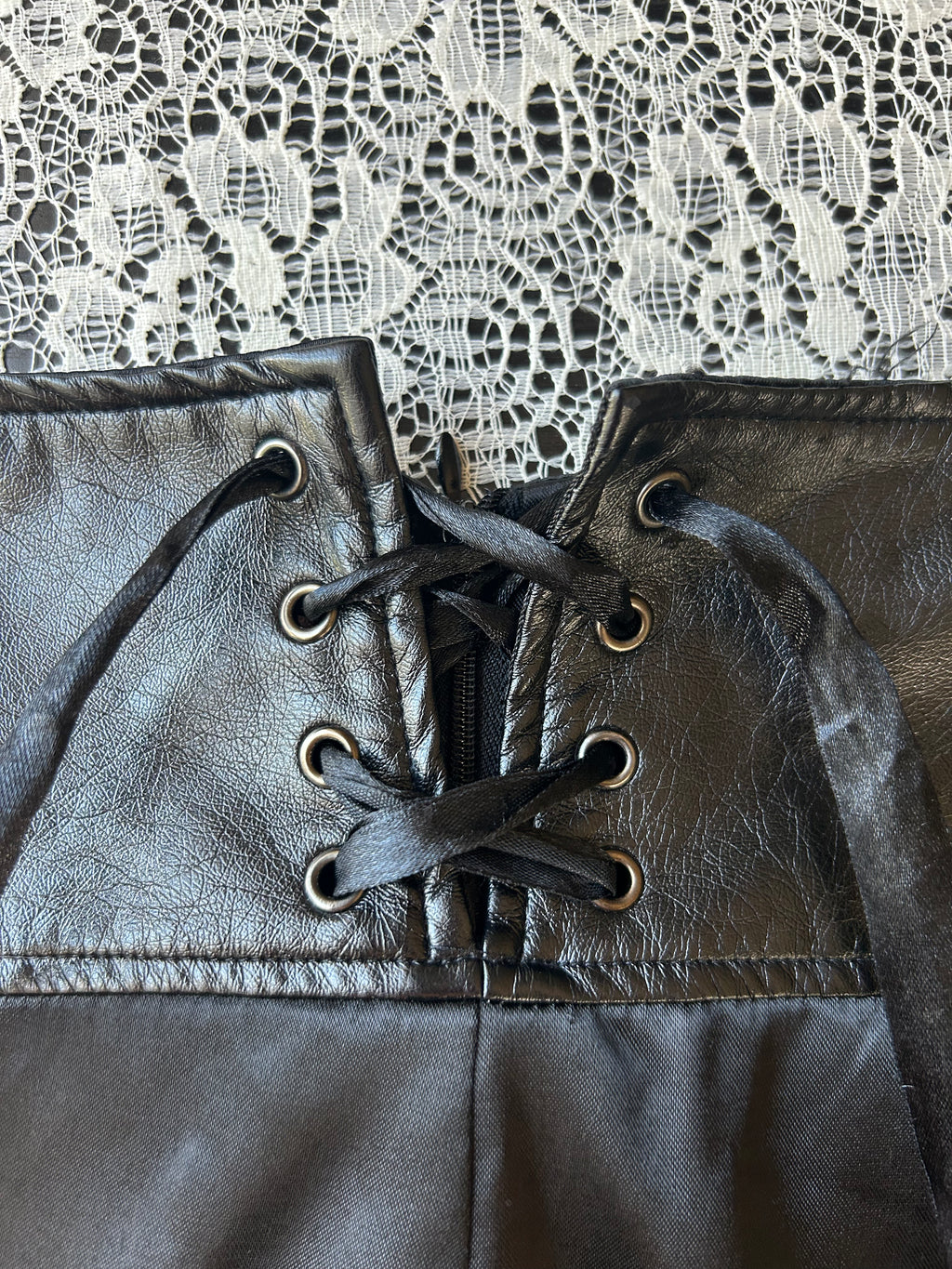 (XL) Y2K Satin A-Line Midi Skirt