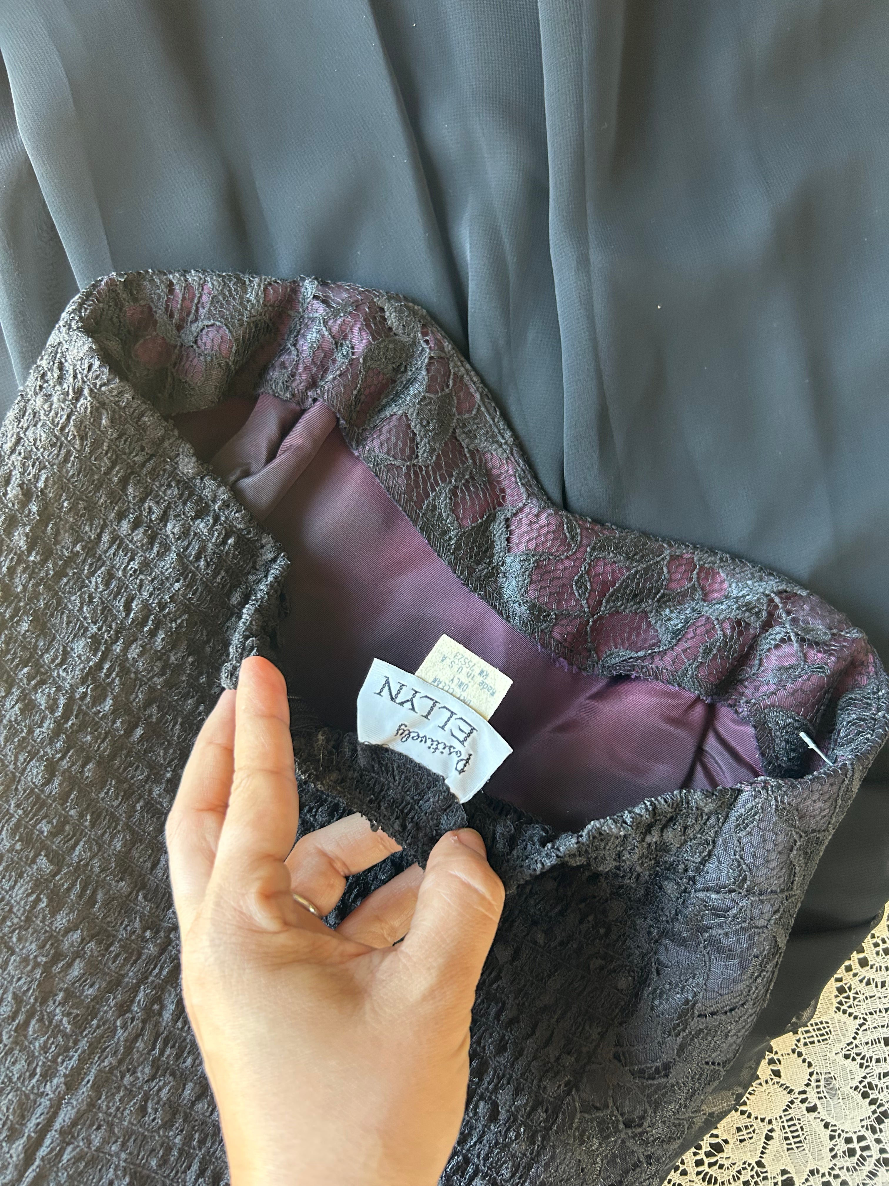 (M) Vintage 80's-90's Strapless Night Dress