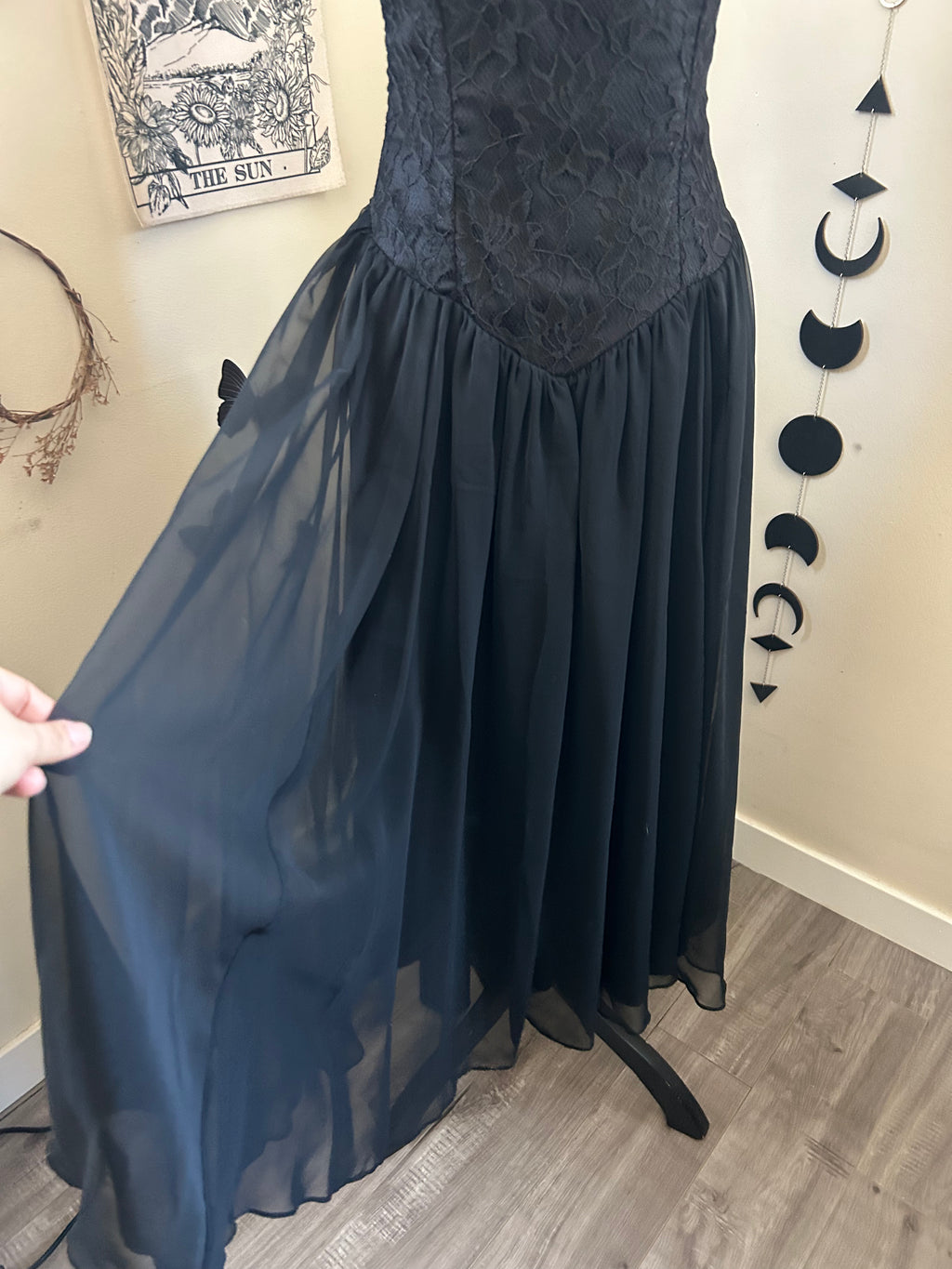 (M) Vintage 80's-90's Strapless Night Dress