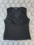 (S) 00's V-Neck Lace Top