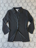 (L) 00's Flare Sleeve Button Blouse