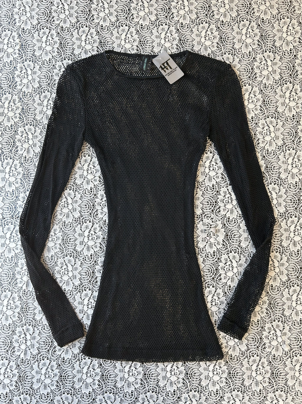 (S) Vintage Deadstock 00's Fishnet Top