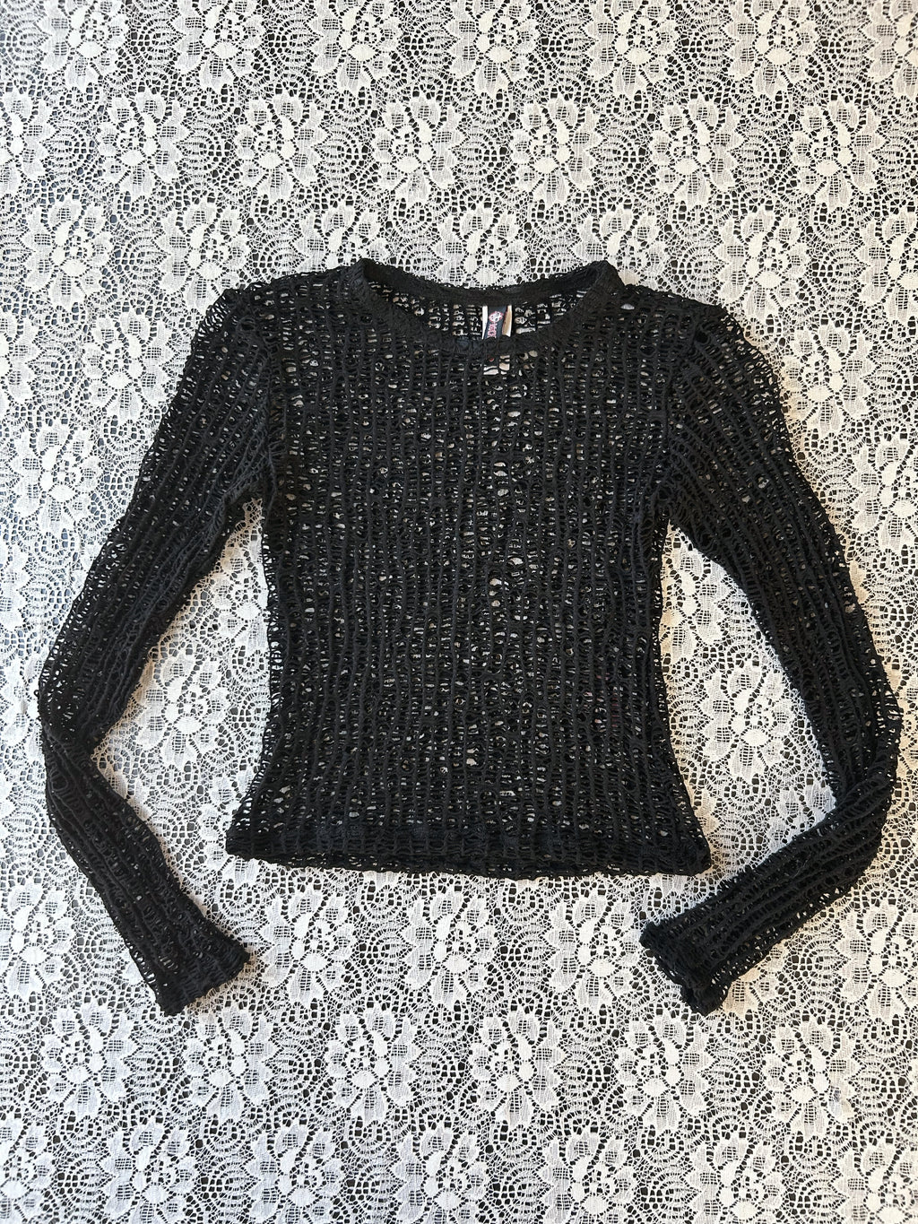 (S) Vintage 00's Fishnet Top