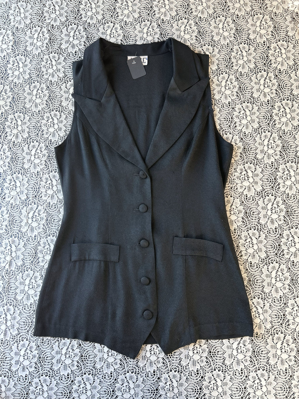 (M) Vintage 90's Long Button Vest