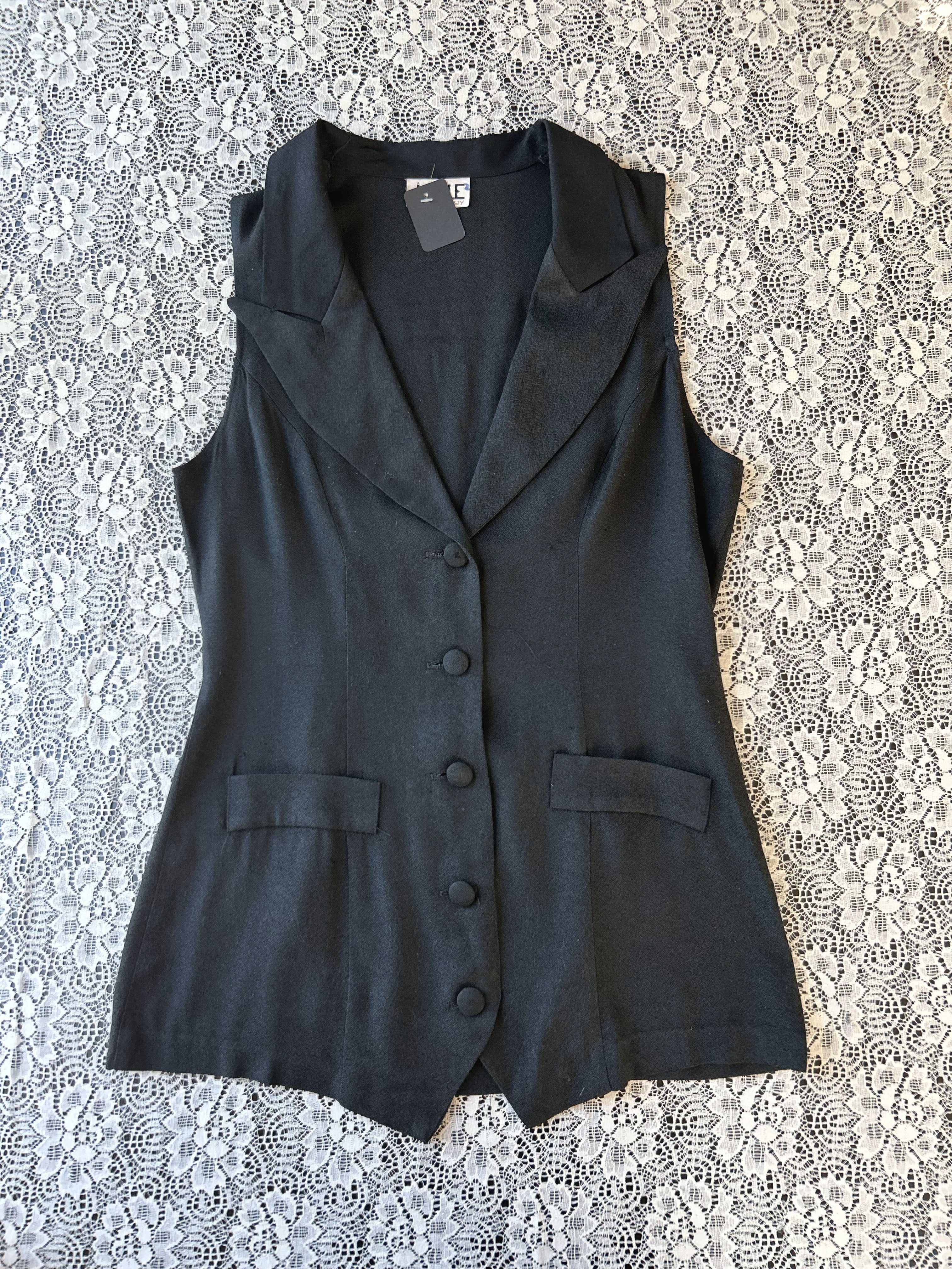 (M) Vintage 90's Long Button Vest