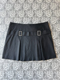 (L) Vintage 00's Pleated Mini Skirt