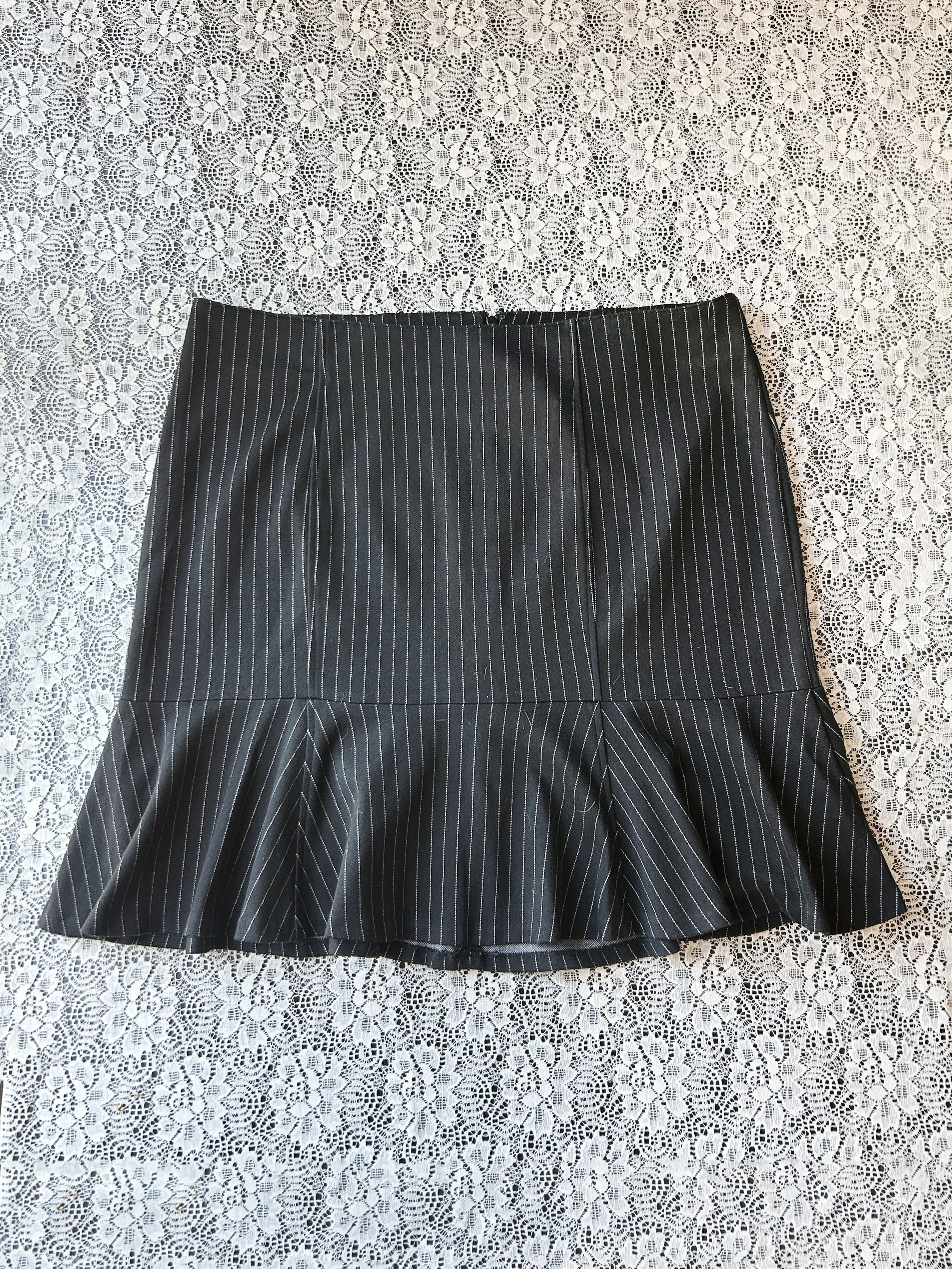 (XL/XXL) Y2K Jaquard Flare Midi Skirt
