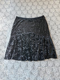 (XL/XXL) Y2K Jaquard Flare Midi Skirt