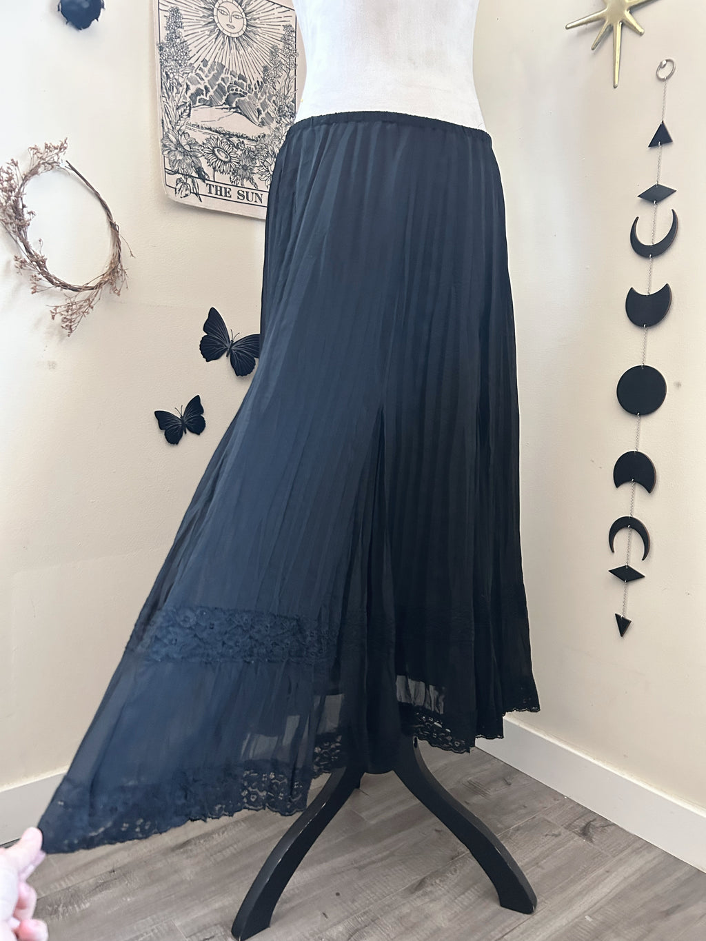(S/M) Y2K Tiered Maxi Skirt