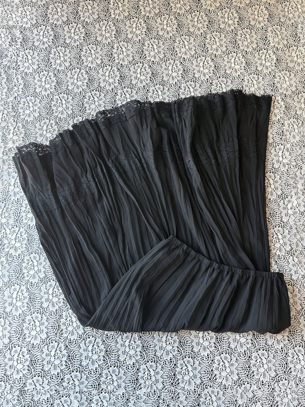 (S/M) Y2K Tiered Maxi Skirt